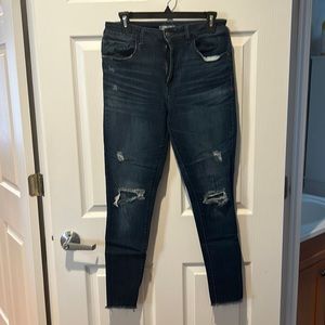 Warp and weft MXP MILLIAN HIGH RISE JEANS RIPPED